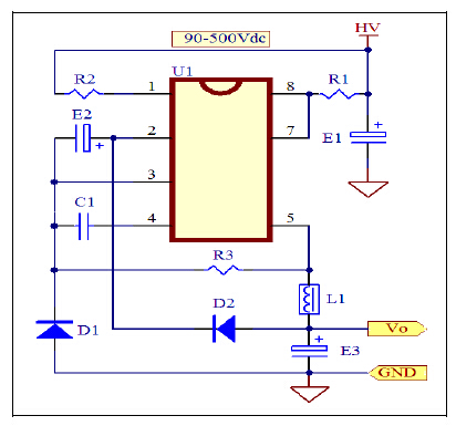 220v轉(zhuǎn)12v-220v轉(zhuǎn)5v電路圖-高耐壓IC，電源模塊